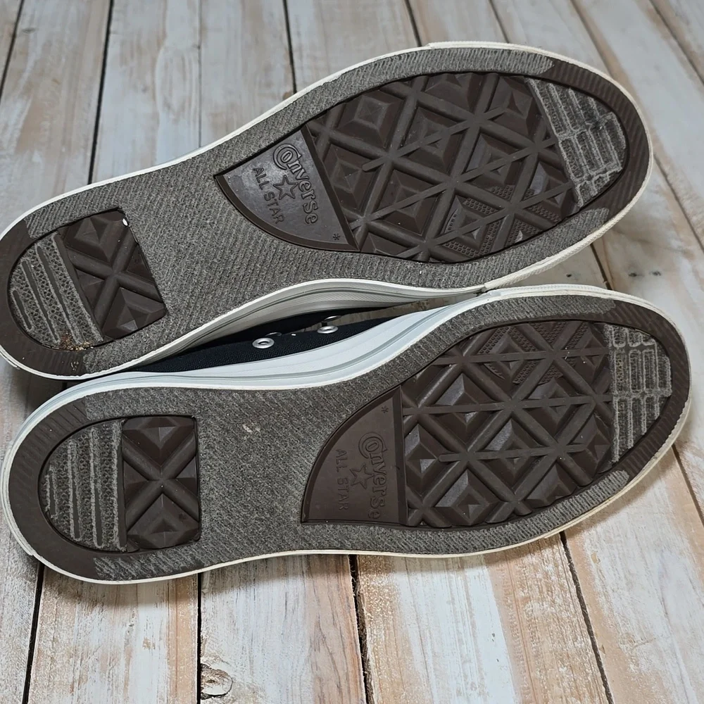 Converse Chuck Taylor All Star Double Tongue Low Tops Sz 9 - Picture 4 of 7